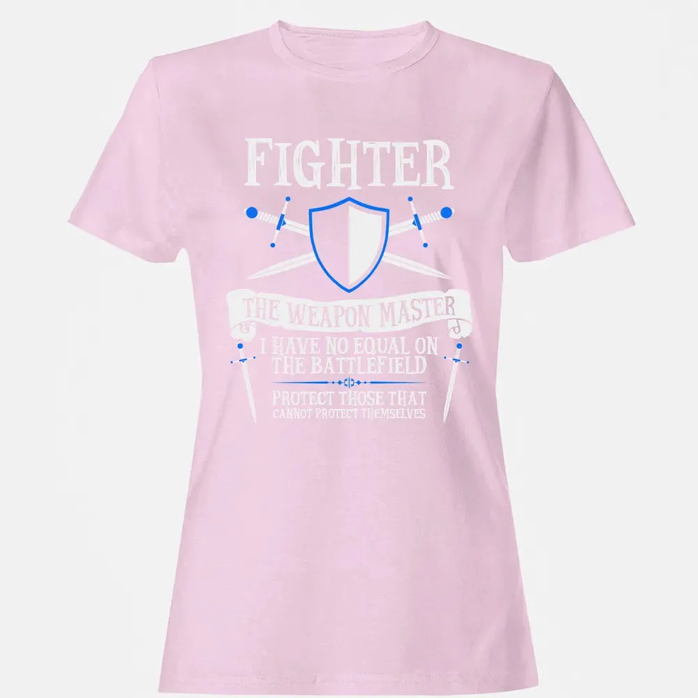 FIGHTER, THE WEAPON MASTER  (Black) Women's T-shirt - 9