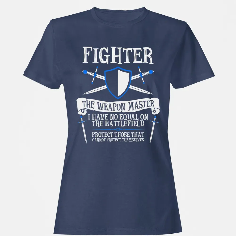 FIGHTER, THE WEAPON MASTER  (Black) Women's T-shirt - 10