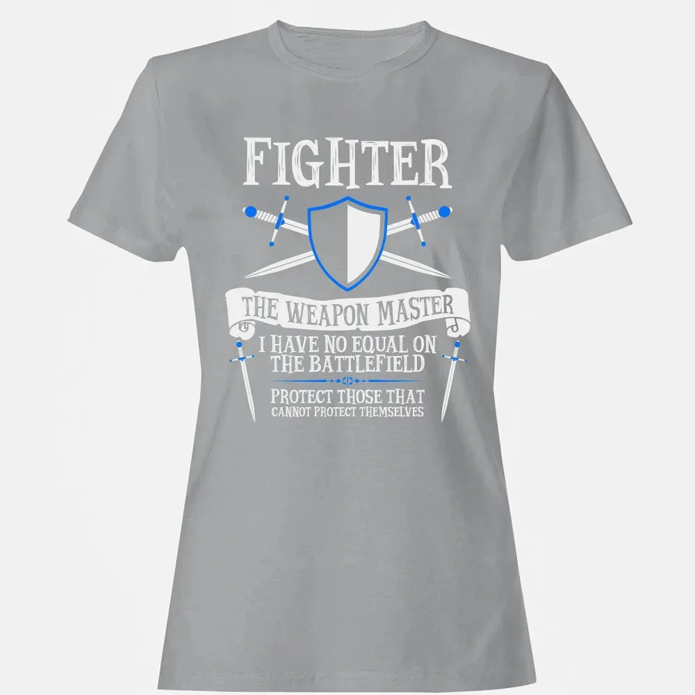 FIGHTER, THE WEAPON MASTER  (Black) Women's T-shirt - 15