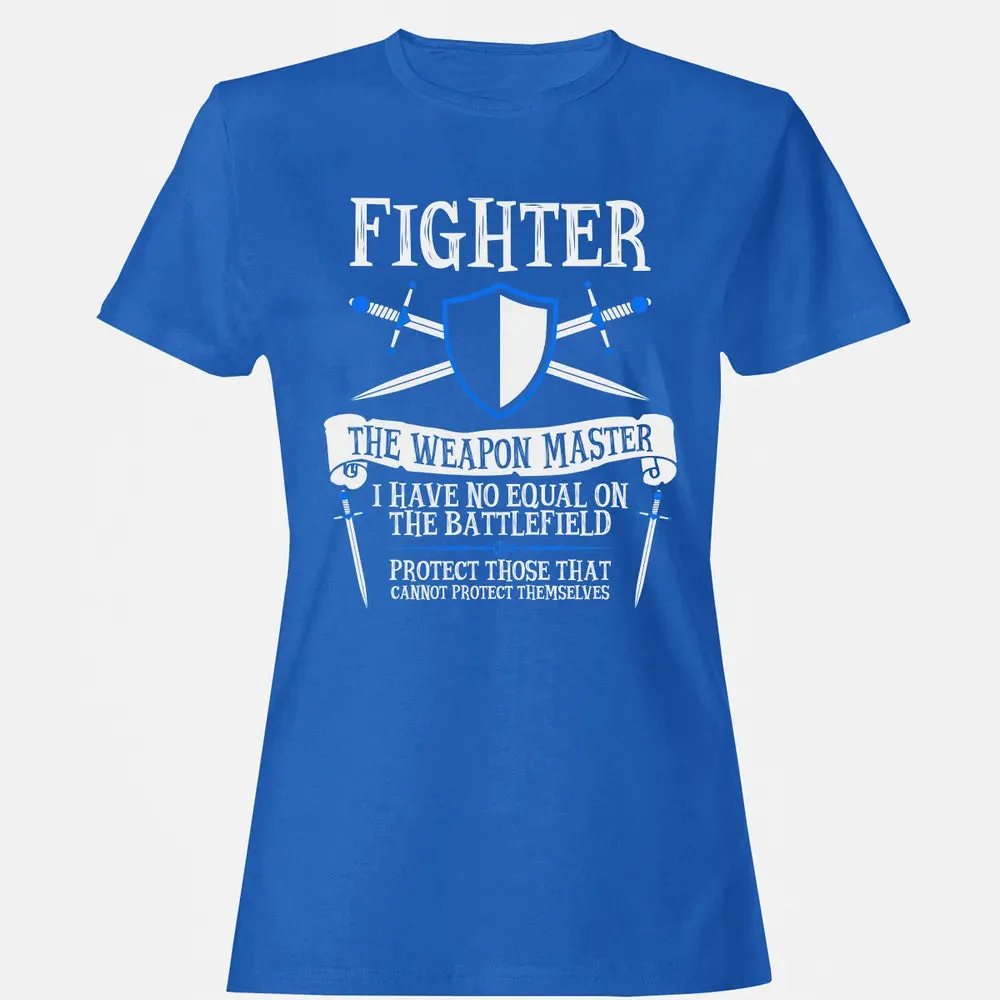 FIGHTER, THE WEAPON MASTER  (Black) Women's T-shirt - 14