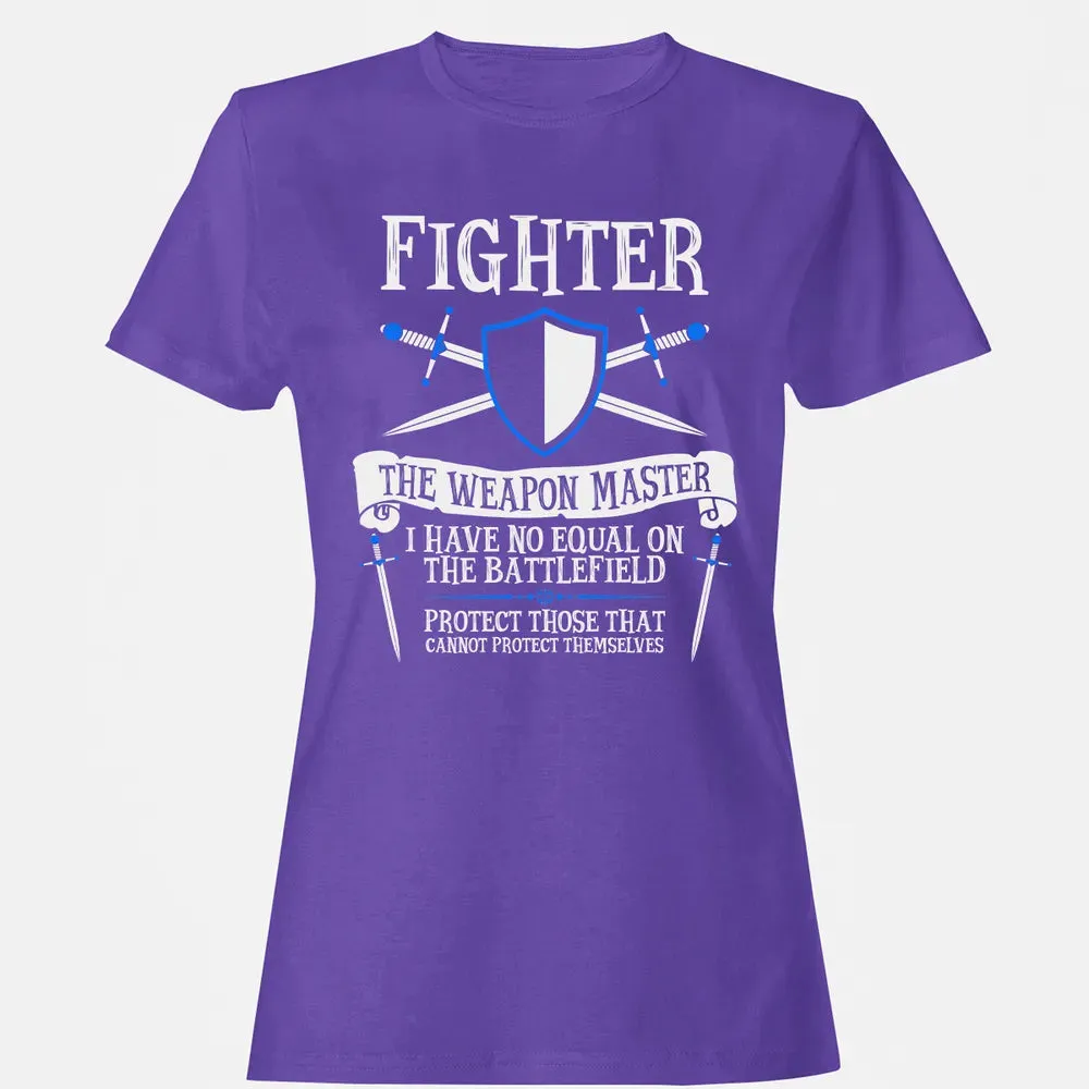 FIGHTER, THE WEAPON MASTER  (Black) Women's T-shirt - 12