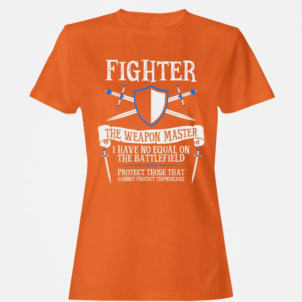 FIGHTER, THE WEAPON MASTER  (Black) Women's T-shirt - 11