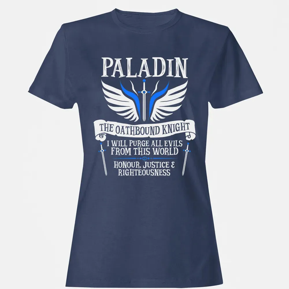 PALADIN, THE OATHBOUND KNIGHT (White) Women's T-shirt - 10