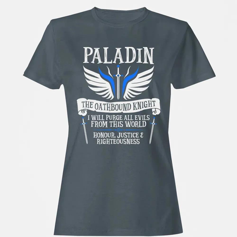 PALADIN, THE OATHBOUND KNIGHT (White) Women's T-shirt - 3