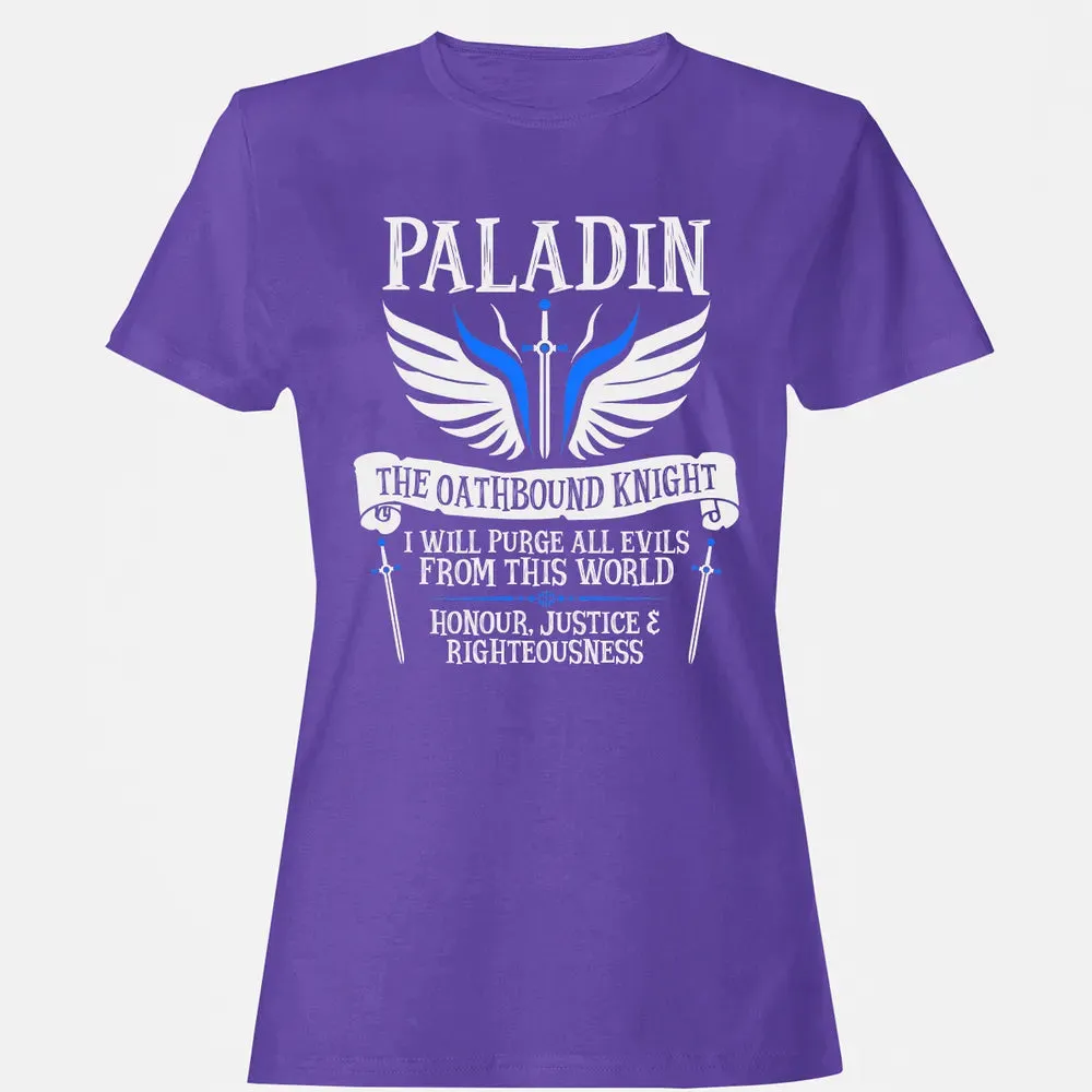 PALADIN, THE OATHBOUND KNIGHT (White) Women's T-shirt - 12