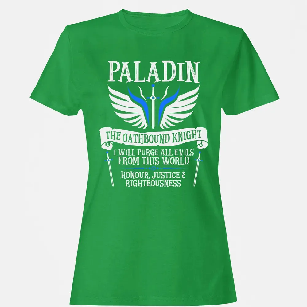 PALADIN, THE OATHBOUND KNIGHT (White) Women's T-shirt - 7