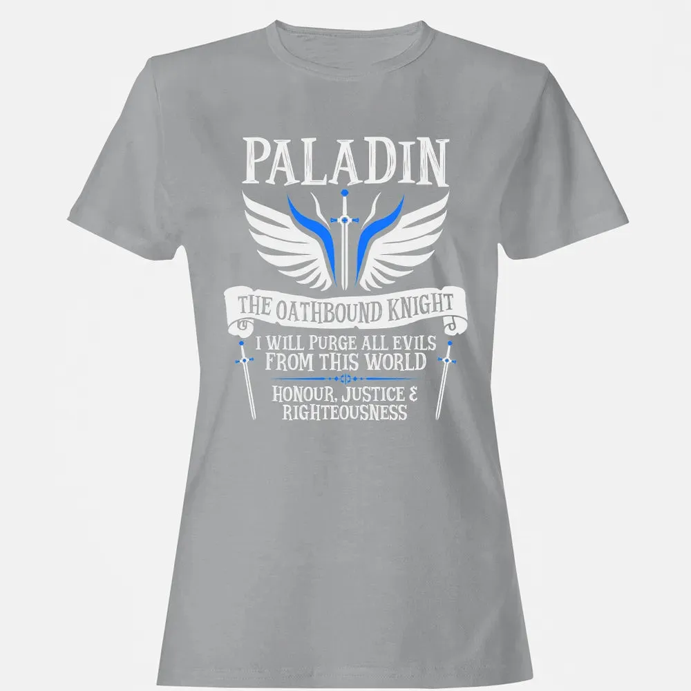 PALADIN, THE OATHBOUND KNIGHT (White) Women's T-shirt - 15