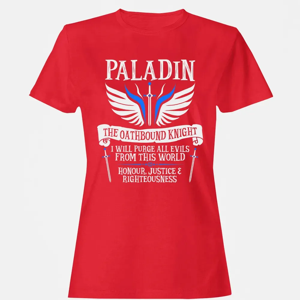 PALADIN, THE OATHBOUND KNIGHT (White) Women's T-shirt - 13