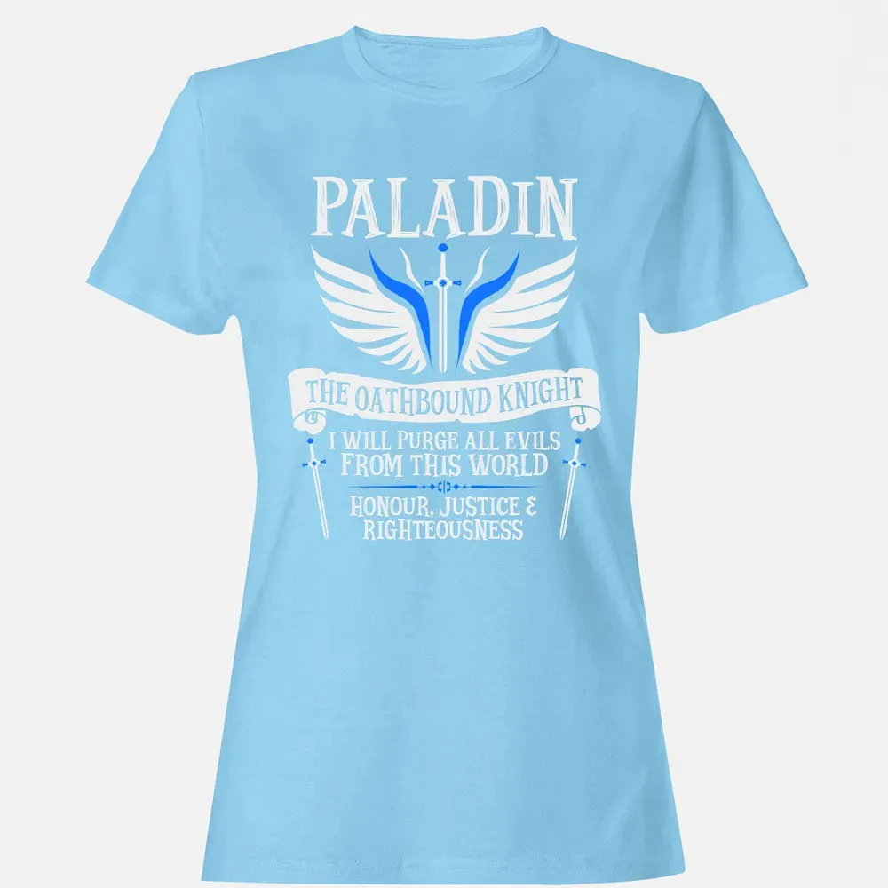PALADIN, THE OATHBOUND KNIGHT (White) Women's T-shirt - 8
