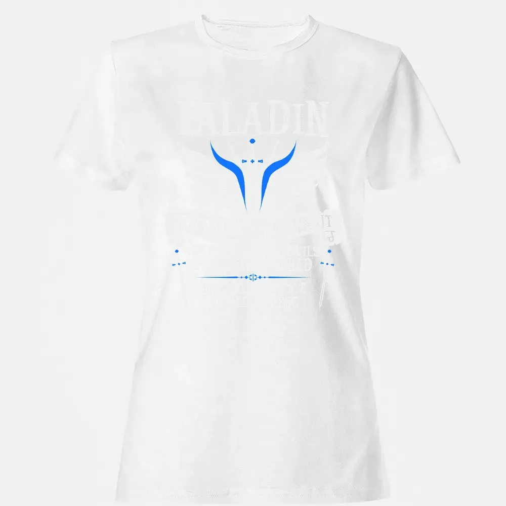 PALADIN, THE OATHBOUND KNIGHT (White) Women's T-shirt - 16