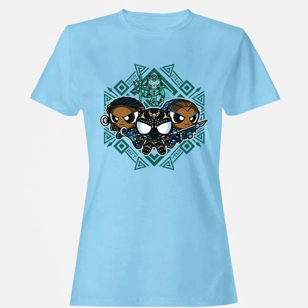 Pantherpuff Girls Women's T-shirt - 8
