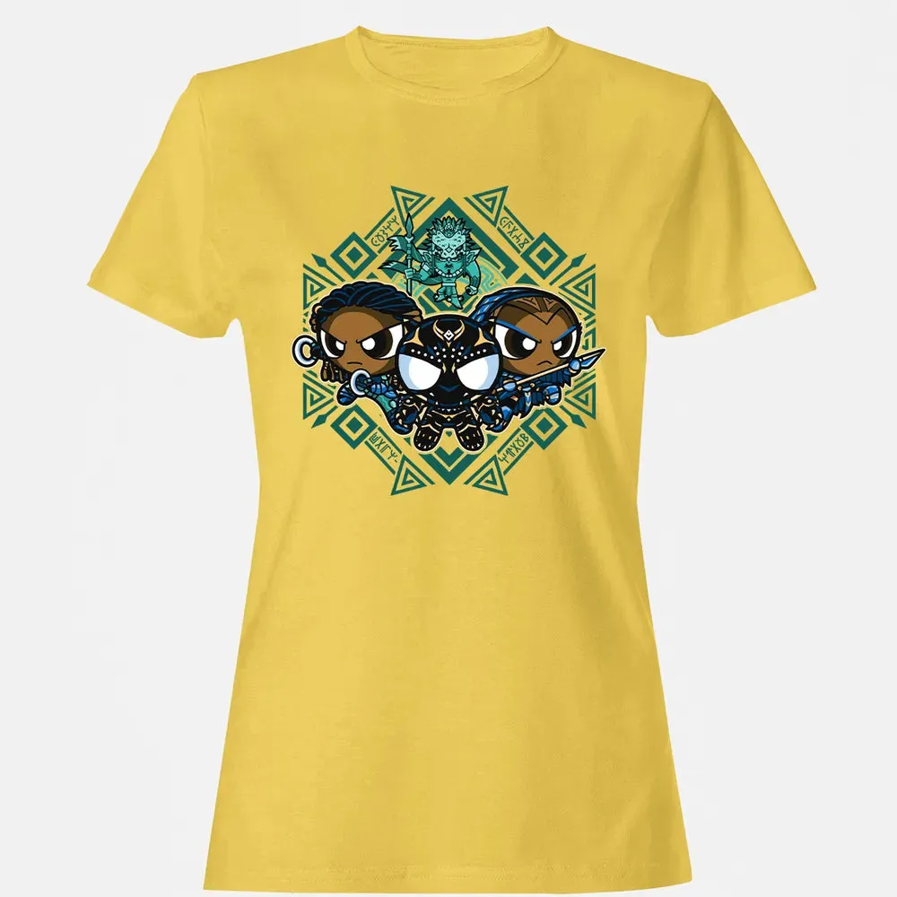 Pantherpuff Girls Women's T-shirt - 4