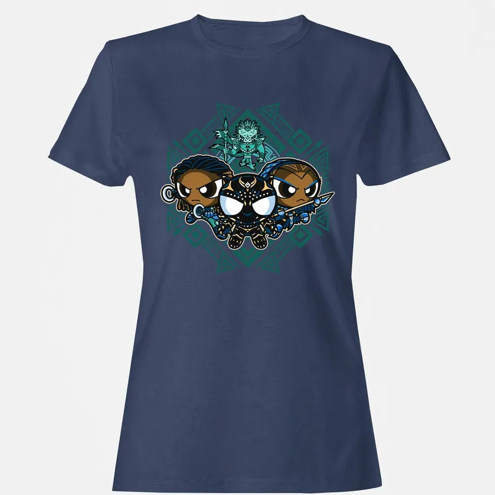 Pantherpuff Girls Women's T-shirt - 10