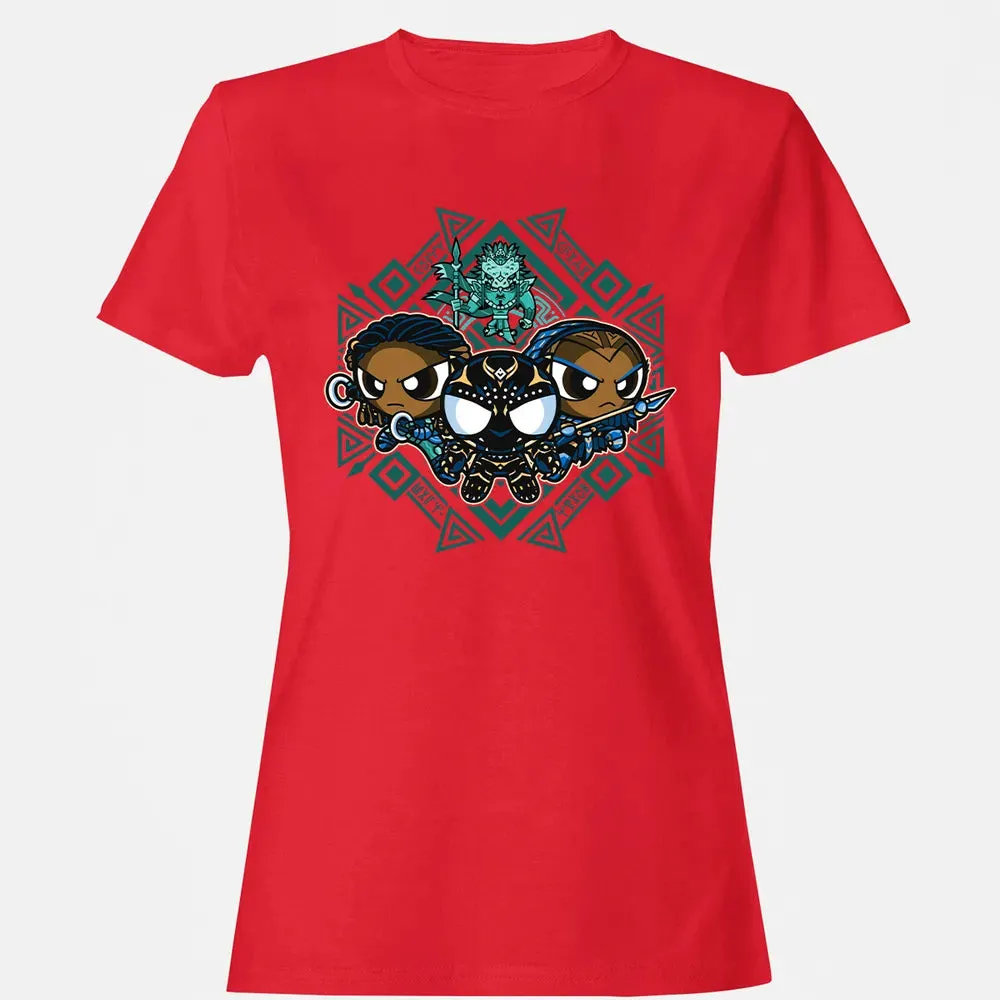 Pantherpuff Girls Women's T-shirt - 13