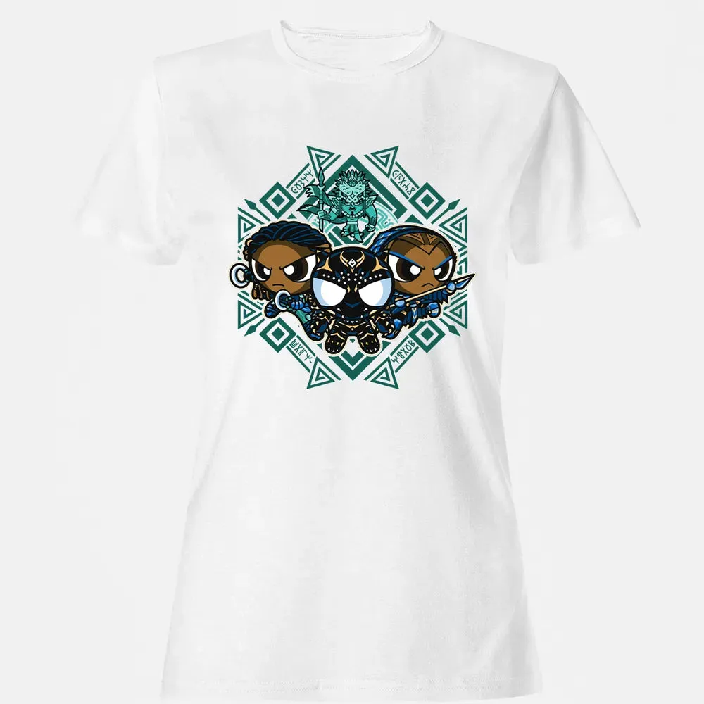 Pantherpuff Girls Women's T-shirt - 16