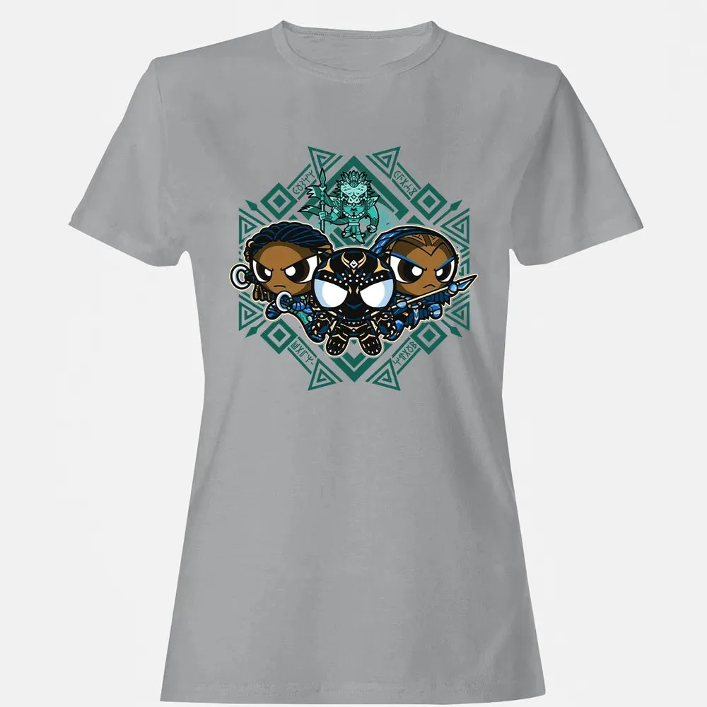 Pantherpuff Girls Women's T-shirt - 15