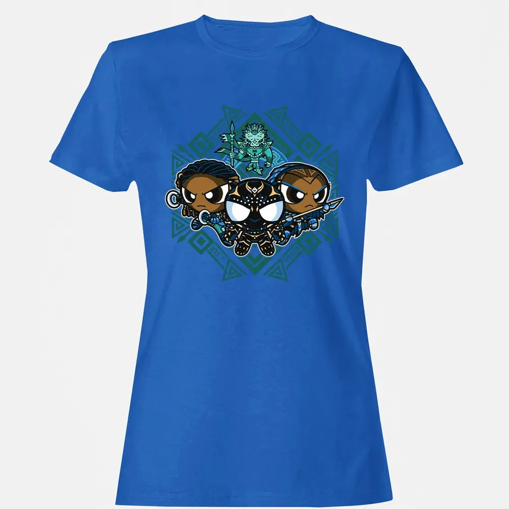 Pantherpuff Girls Women's T-shirt - 14