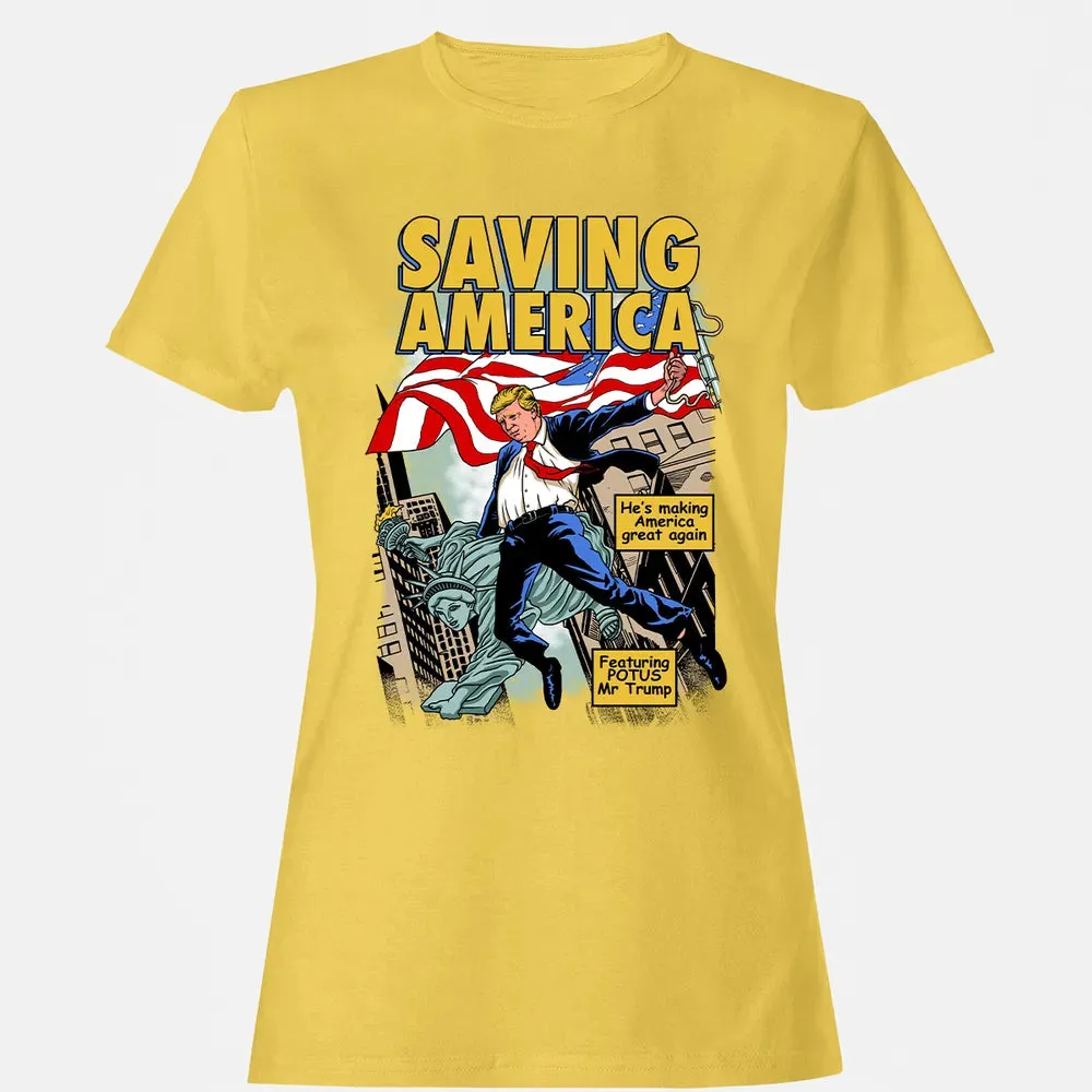 Saving America Women's T-shirt - 4
