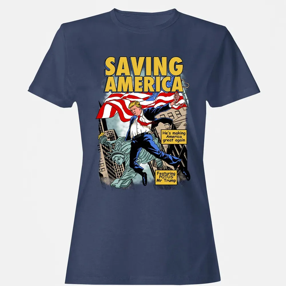 Saving America Women's T-shirt - 10