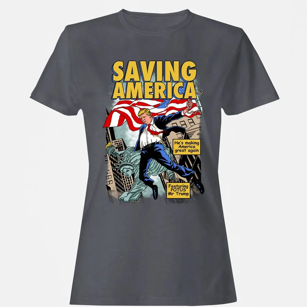 Saving America Women's T-shirt - 5