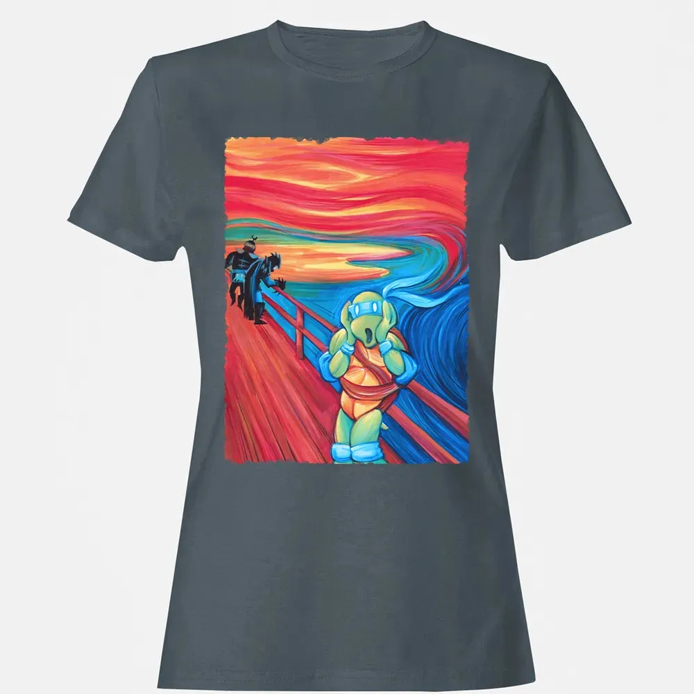 The Scream Ninja Turtle Women's T-shirt - 3