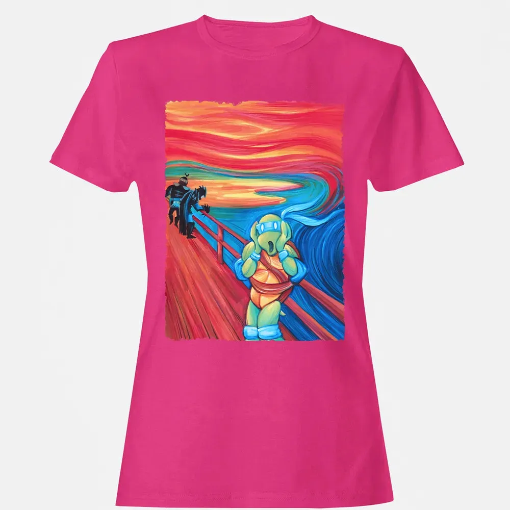 The Scream Ninja Turtle Women's T-shirt - 6