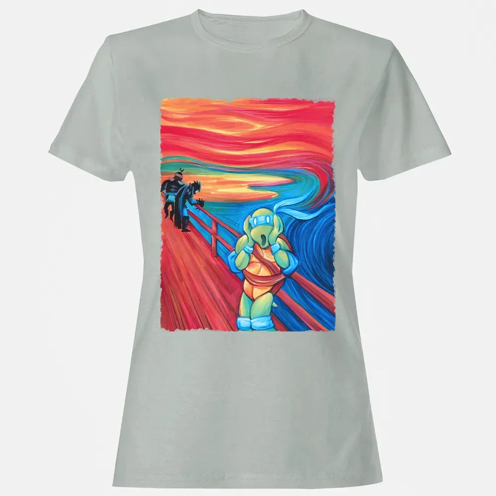 The Scream Ninja Turtle Women's T-shirt - 2
