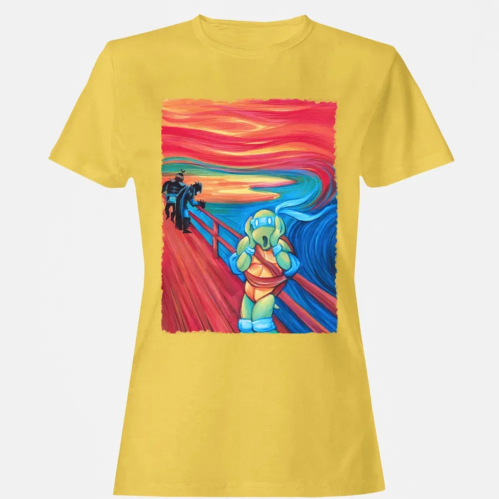 The Scream Ninja Turtle Women's T-shirt - 4