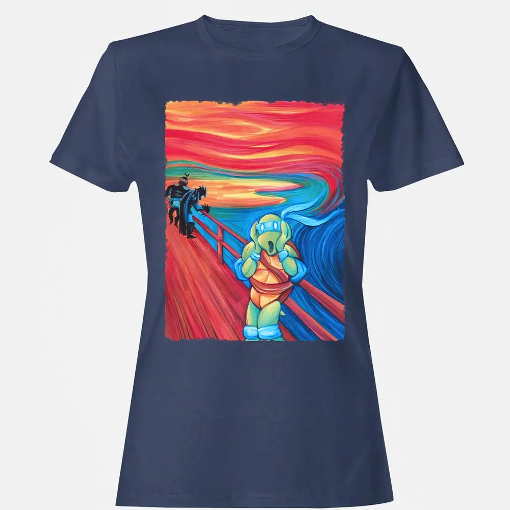 The Scream Ninja Turtle Women's T-shirt - 10