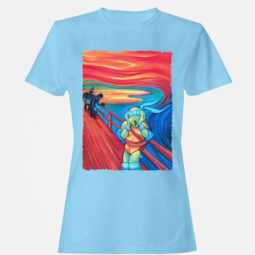 The Scream Ninja Turtle Women's T-shirt - 8