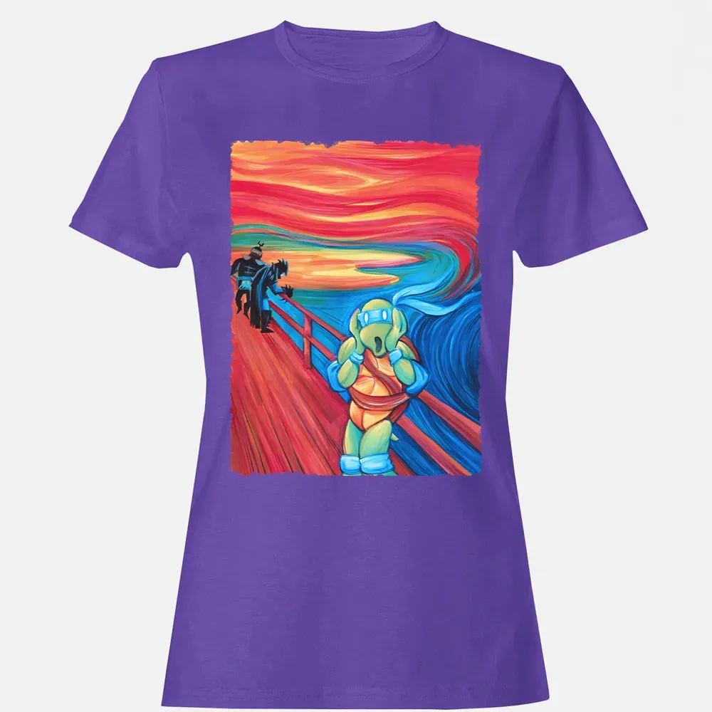 The Scream Ninja Turtle Women's T-shirt - 12