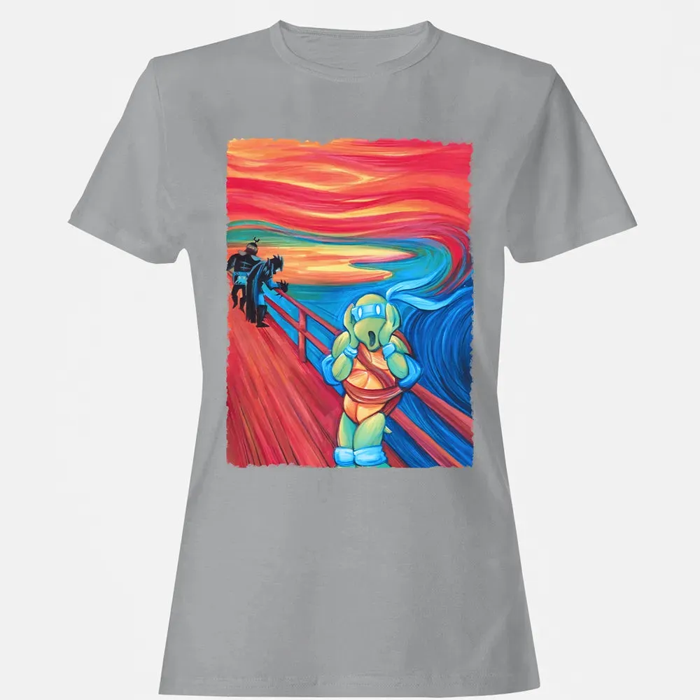 The Scream Ninja Turtle Women's T-shirt - 15