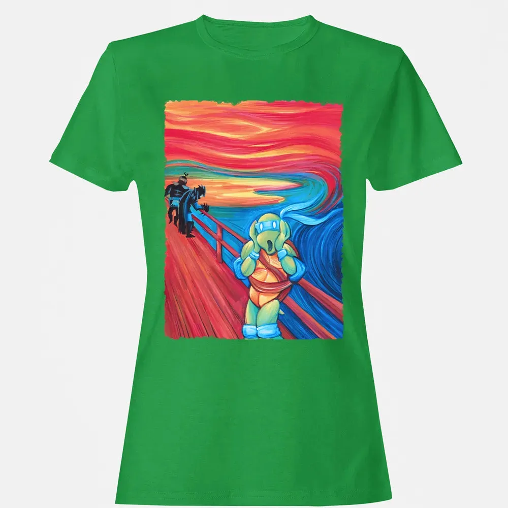 The Scream Ninja Turtle Women's T-shirt - 7