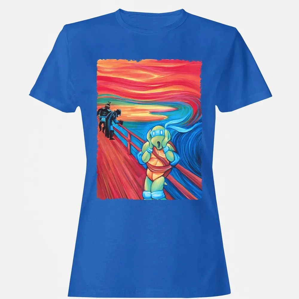 The Scream Ninja Turtle Women's T-shirt - 14