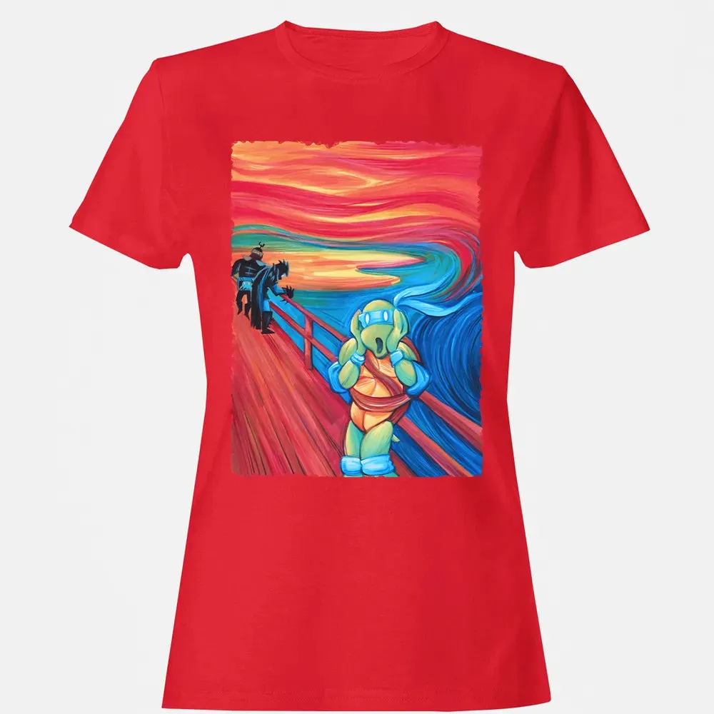 The Scream Ninja Turtle Women's T-shirt - 13