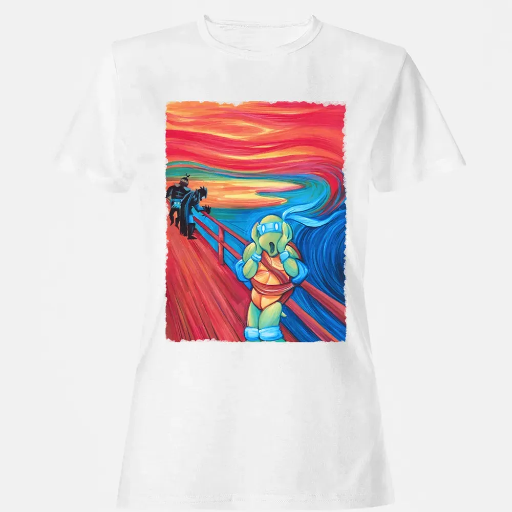 The Scream Ninja Turtle Women's T-shirt - 16