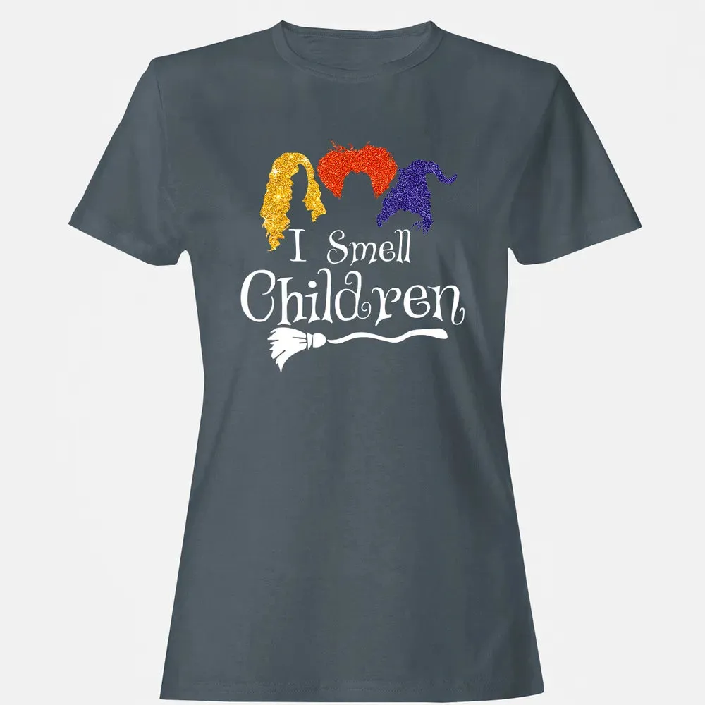 I Smell Kids Children T Halloween Funny Costume Witches Women's T-shirt - 3