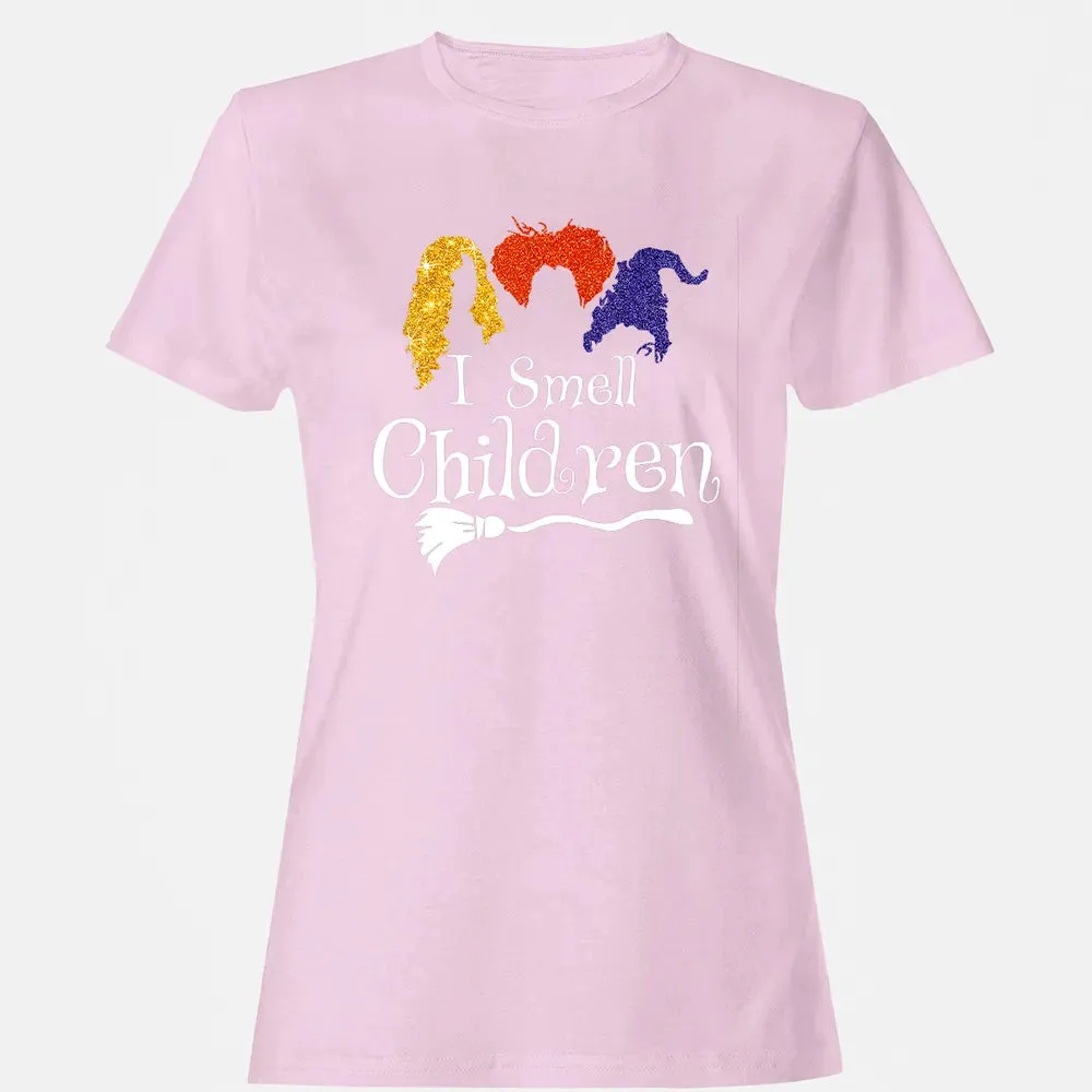 I Smell Kids Children T Halloween Funny Costume Witches Women's T-shirt - 8