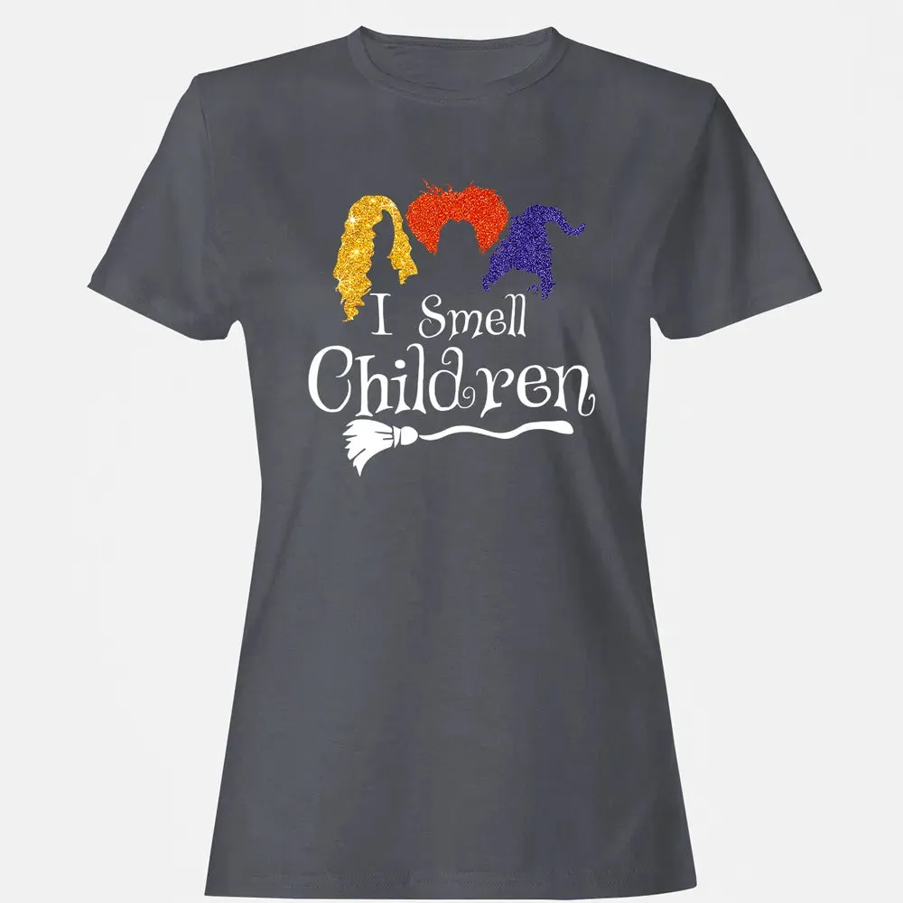 I Smell Kids Children T Halloween Funny Costume Witches Women's T-shirt - 4