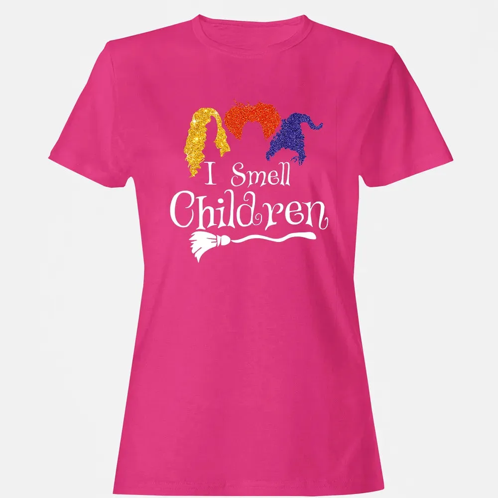 I Smell Kids Children T Halloween Funny Costume Witches Women's T-shirt - 5