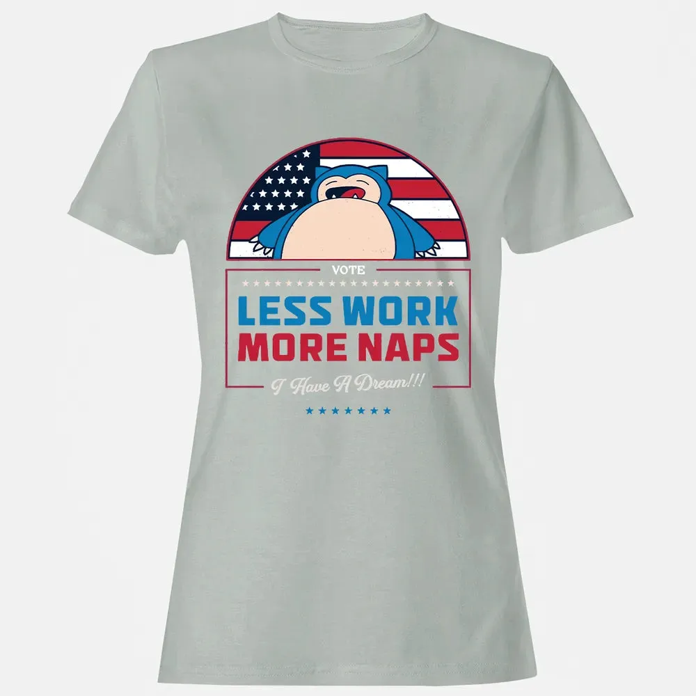 Less Work More Naps Women's T-shirt - 2