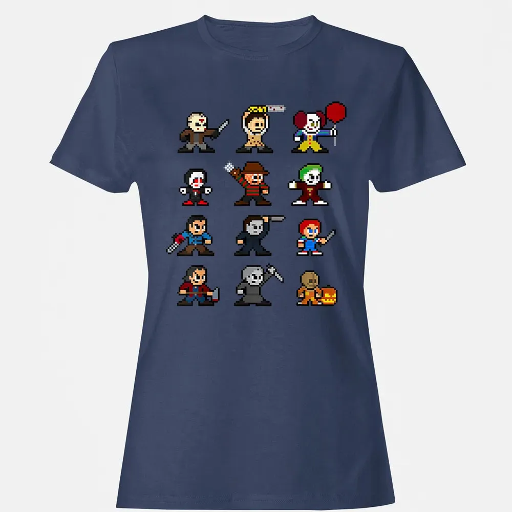 Pixel Horror Halloween Women's T-shirt - 10