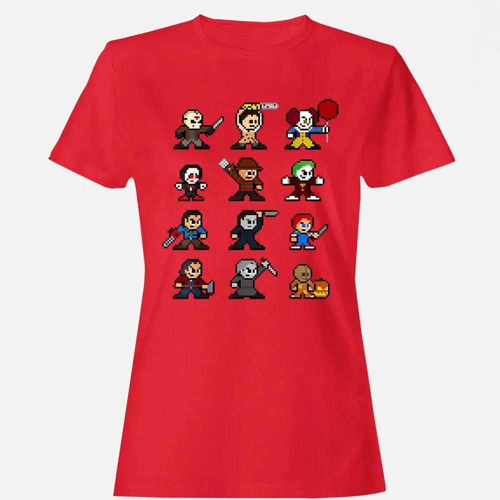 Pixel Horror Halloween Women's T-shirt - 13