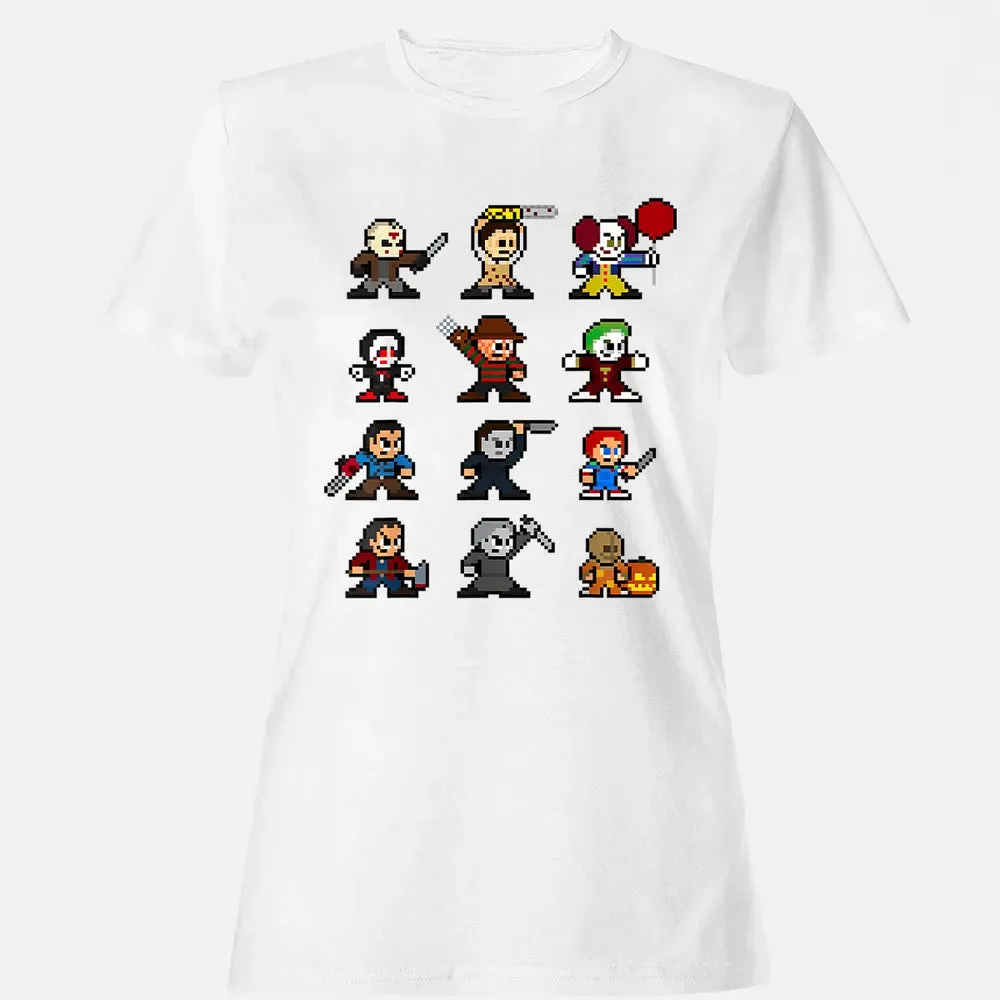 Pixel Horror Halloween Women's T-shirt - 16