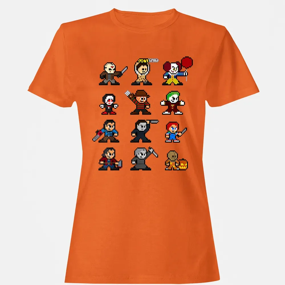 Pixel Horror Halloween Women's T-shirt - 11