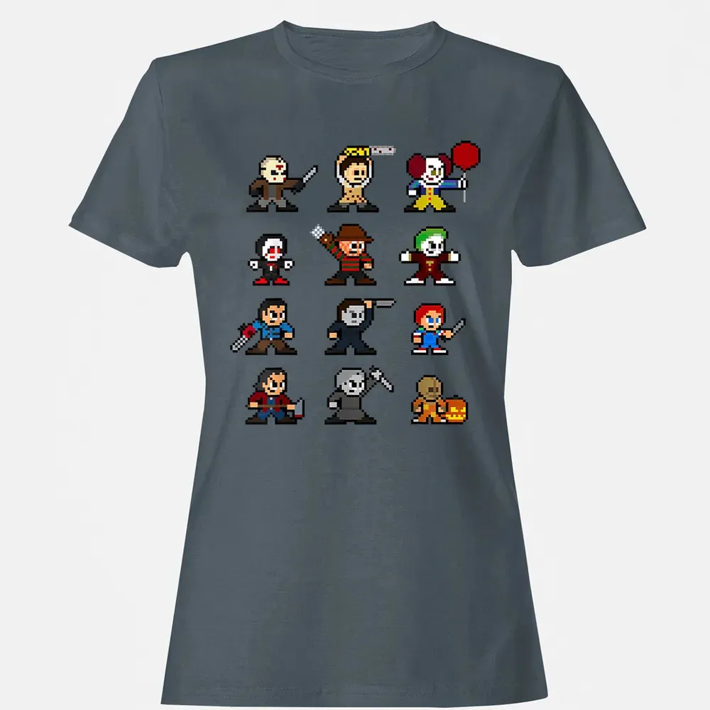 Pixel Horror Halloween Women's T-shirt - 3