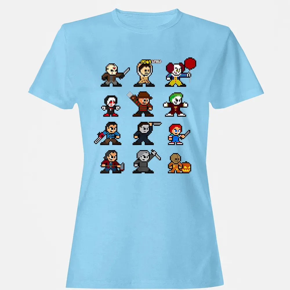 Pixel Horror Halloween Women's T-shirt - 8