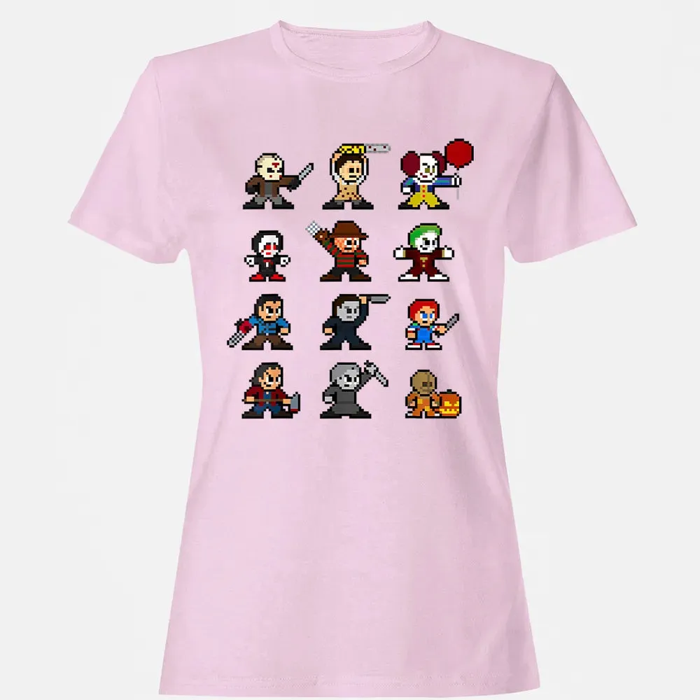 Pixel Horror Halloween Women's T-shirt - 9