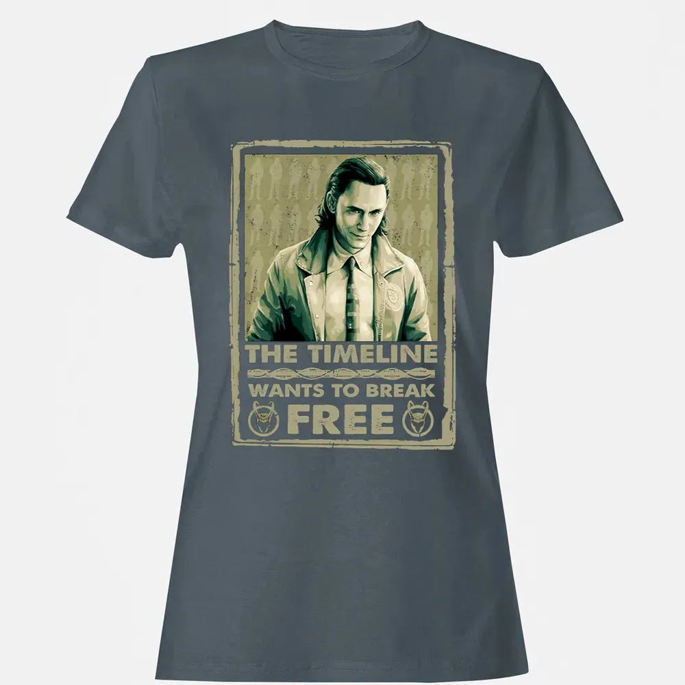 The Timeline Wants To Break Free Women's T-shirt - 3