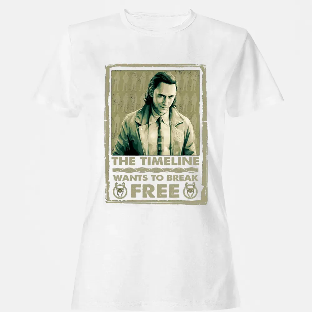 The Timeline Wants To Break Free Women's T-shirt - 16